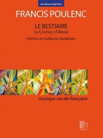 Poulenc: Le Bestiaire ou Cortge d'Orphe - High Voice published by Durand